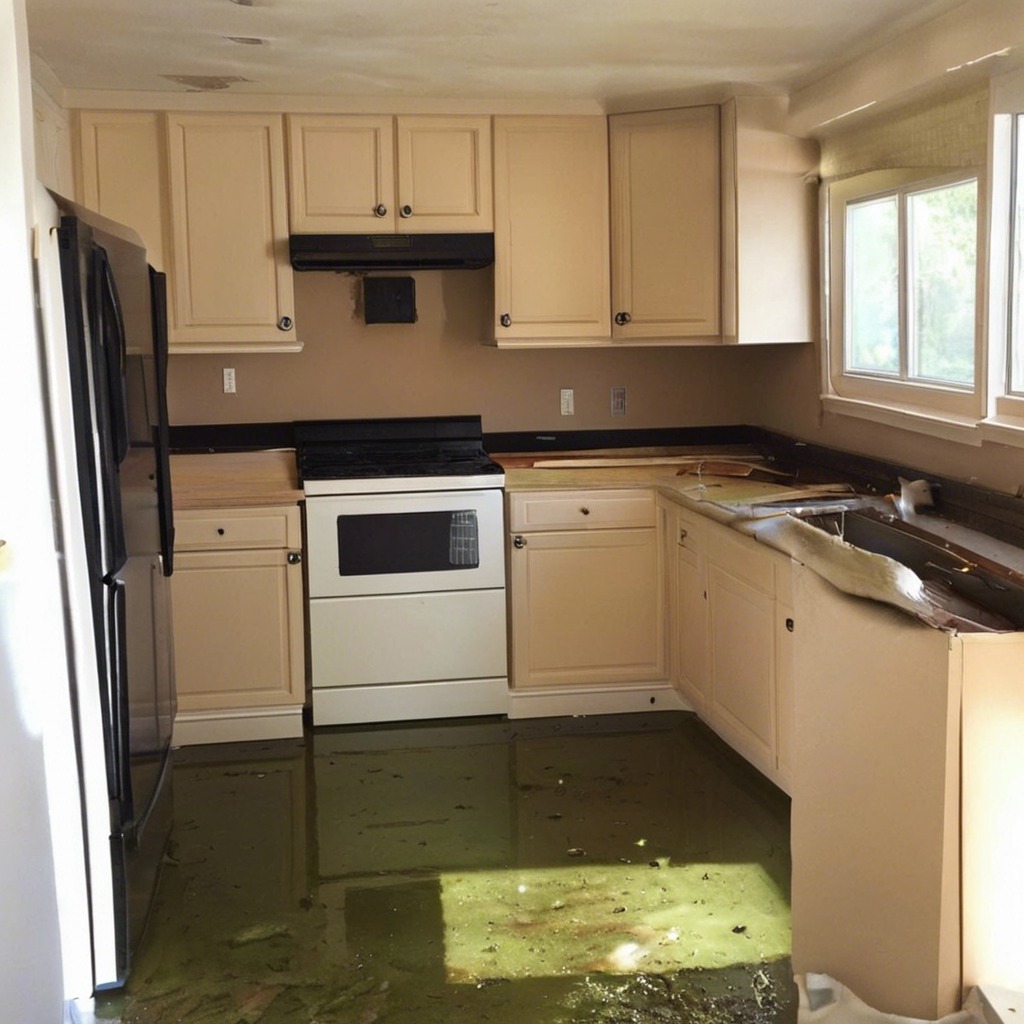 Insurance Claim Services for Water Damage to Kitchen